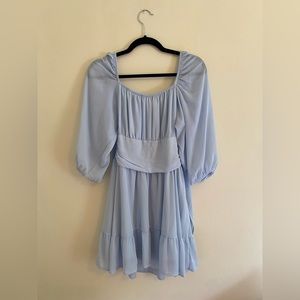Baby blue dress